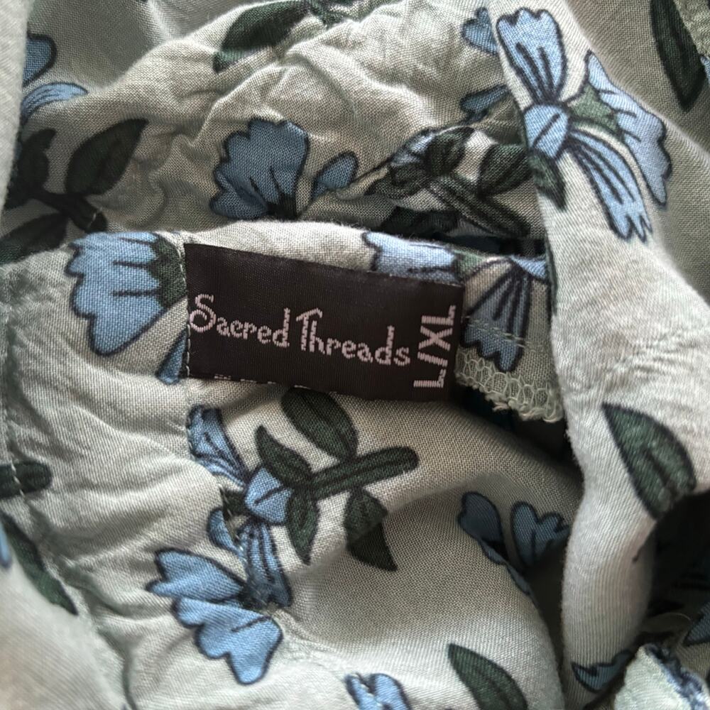 Sacred Threads Bohemian Jumpsuit / Romper Size L/… - image 4